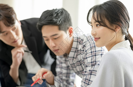 商人内阁谋略商业会议男人和女人图片