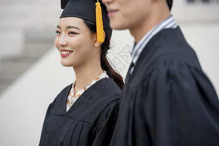 韩国人成年男子笑学生毕业教育图片