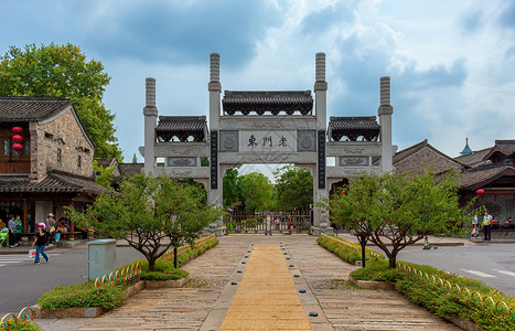 南京老门东景区背景图片