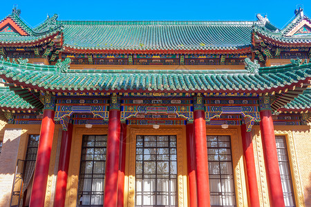南京美龄宫国家5A级旅游风景区南京钟山美龄宫背景