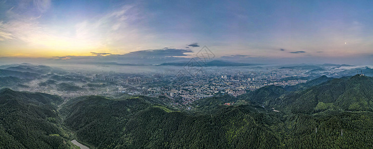 航拍贵州青岩古镇5A景区背景图片