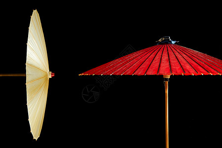 行背景美感中国传统古风油纸伞背景