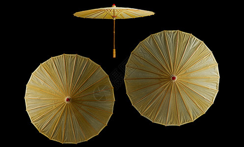古风竹素材中国传统古风油纸伞背景