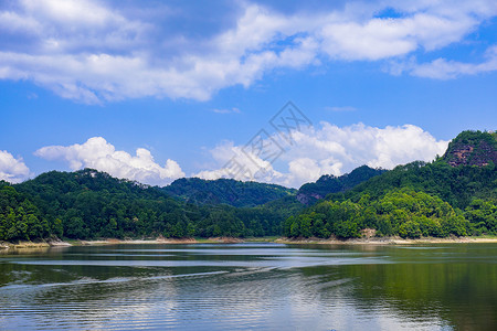 福建泰宁5A景区大金湖背景