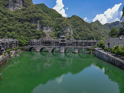 贵州镇远古镇5A景区背景图片