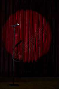 舞台上的话筒背景图片