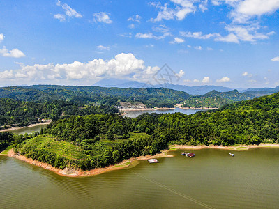 福建泰宁5A景区大金湖背景