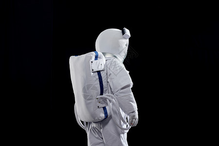 太空宇航员背影背景图片