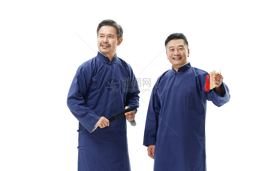 中年男性相声演员搭档相声表演节目图片