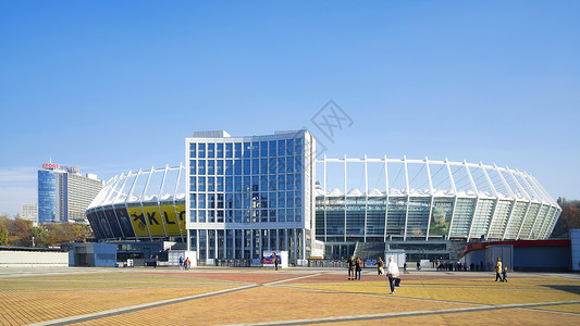 乌克兰首都基辅城市地标体育场图片