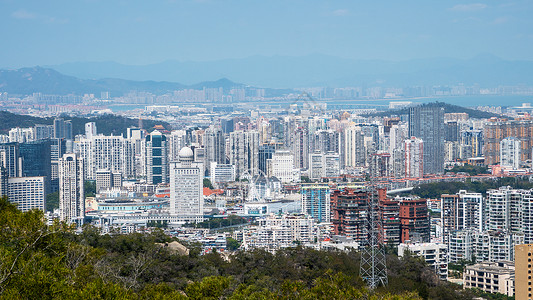 城市风光城市天际线图片