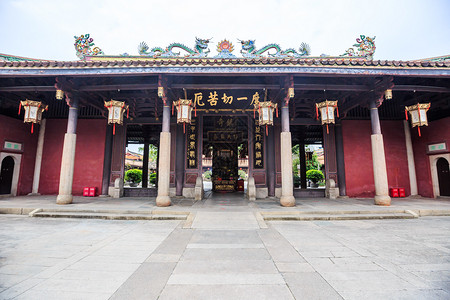 潮州开元寺古建筑背景图片