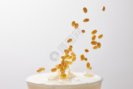 黄豆和豆浆饮食蛋白质高清图片