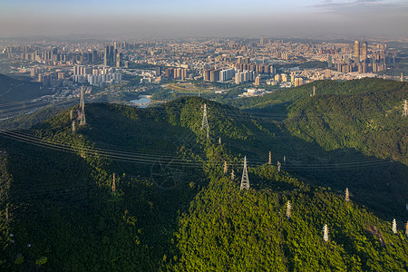 深圳梅林水库风景背景