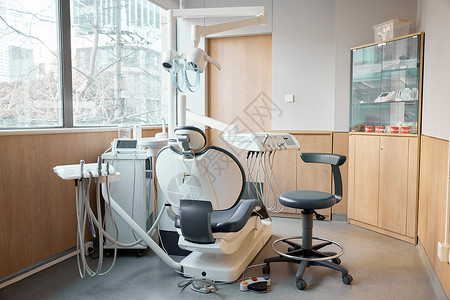 牙床牙诊所的治疗机器背景