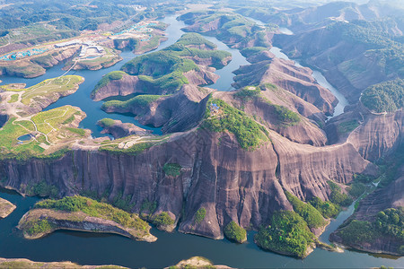 湖南郴州飞天山景区丹霞地貌背景图片