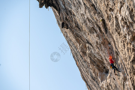 攀岩运动背景图片