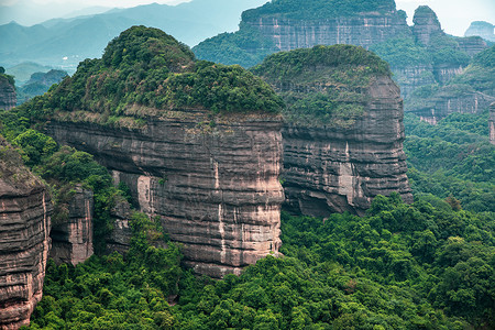 国家级自然保护区广东韶关丹霞山背景