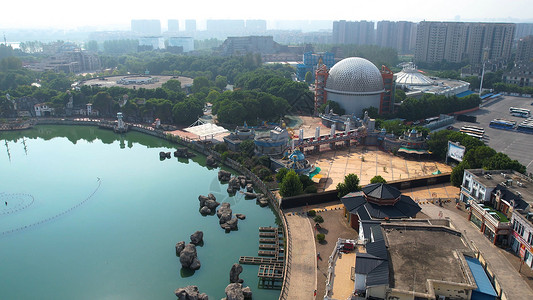 青岛方特5A景区安徽芜湖方特欢乐世界主题乐园背景