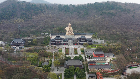 茅山道教素材江苏句容茅山元符万宁宫5A景区背景