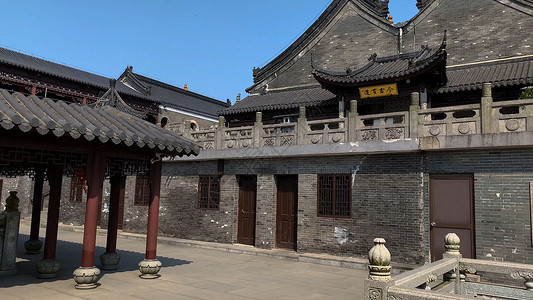 5A景点江苏句容茅山古建筑背景图片