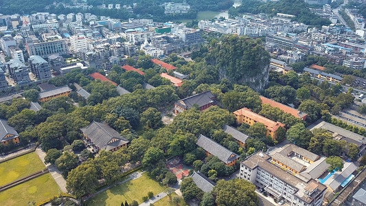 桂林王城桂林独秀峰王城景区5A景点背景