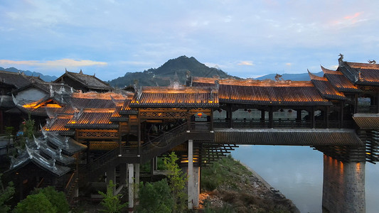 黔江区濯水风景重庆市黔江区濯水景区5A景点背景