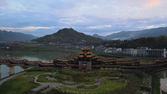 黔江区濯水风景重庆市黔江区濯水景区5A景点背景