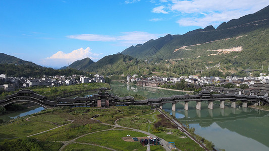 黔江区濯水风景重庆市黔江区濯水景区5A景点背景