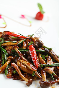 粤菜辣味鲜菇图片