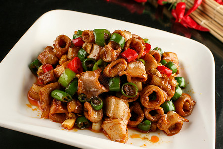 中式美食脆肠图片