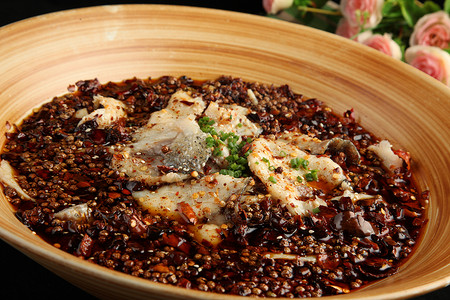 中式美食麻椒鱼图片