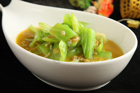 中式美食浓汤西芹图片