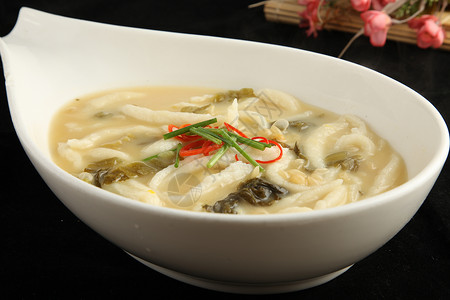 中式美食酸汤手擀面图片