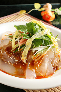 中式美食拌凉皮高清图片
