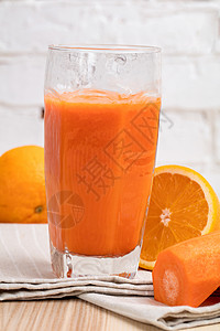 香橙胡萝卜汁高清图片