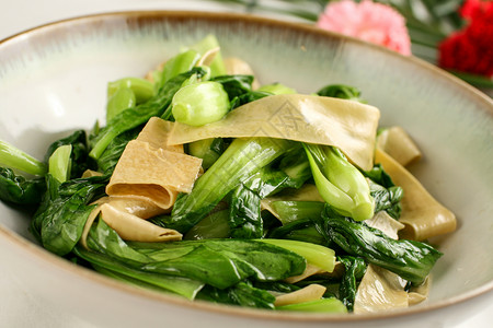 腐皮青菜绿色食品腐霉高清图片