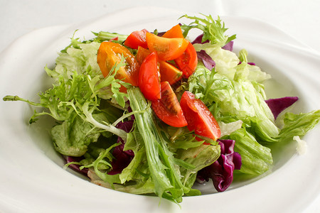 西红柿菜蔬菜沙拉背景