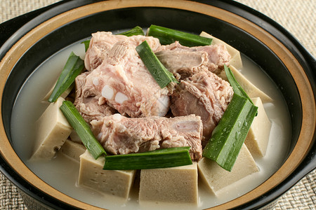 千叶豆腐猪肉大千叶高清图片