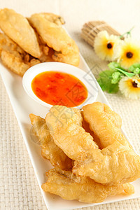 泰式炸鱼泰式餐厅高清图片
