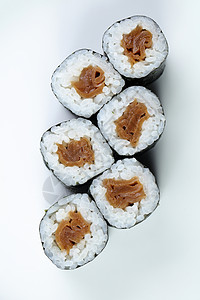 烤海苔卷干瓢卷寿司背景