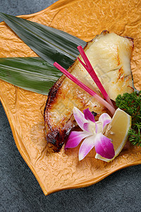 烤鳕鱼日本鳕鱼高清图片