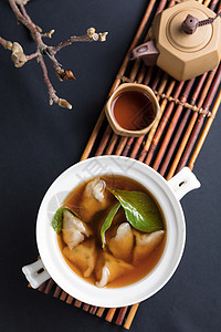 迷你玉饺子南方食品高清图片