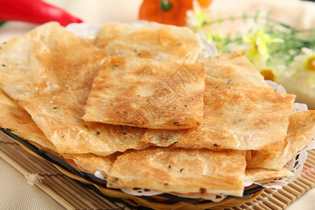 印度飞饼调味品印度饼高清图片