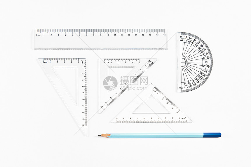 套装尺子文具图片
