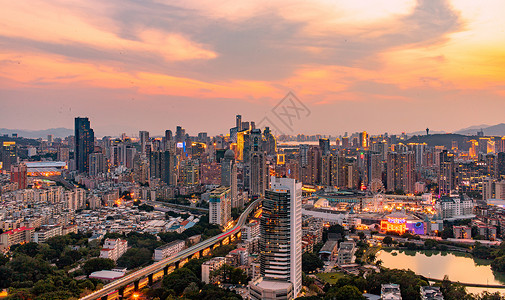 城市建筑风光背景图片