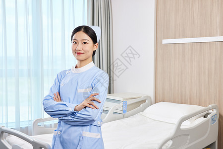 医院病房的女护士形象图片