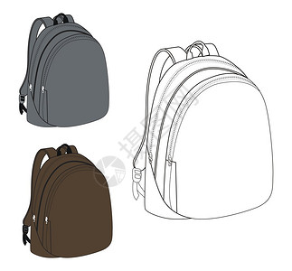 eps格式的backpackpack模板图片