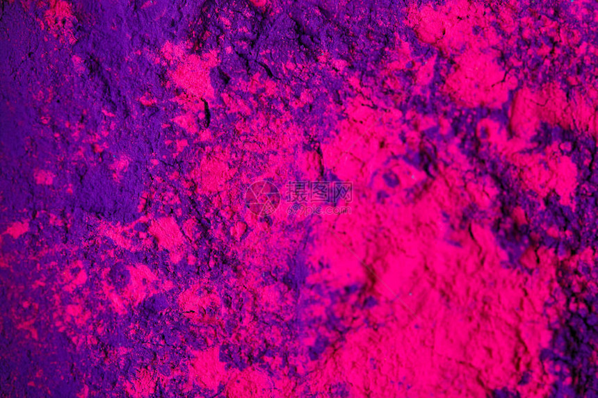 紫粉和红辣椒粉印度传统图片