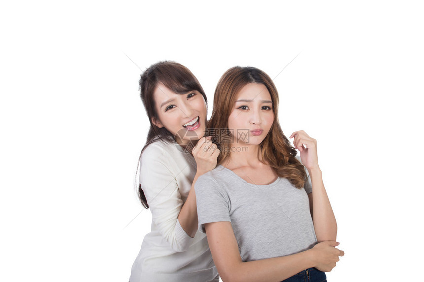亚洲女人和她的朋友图片